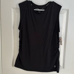 Pro Player size XL cinch side muscle tank black . NWT